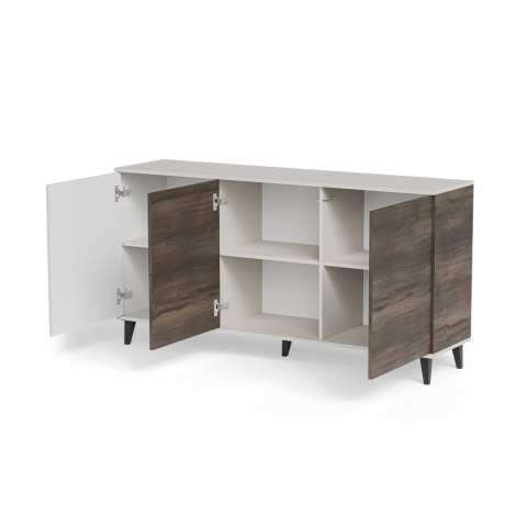 RANDOM 2 KM-1 komoda kaszmir / orzech / czarny