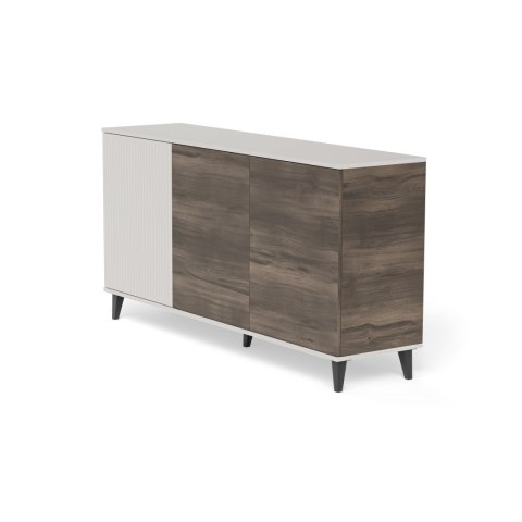 RANDOM 2 KM-1 komoda kaszmir / orzech / czarny