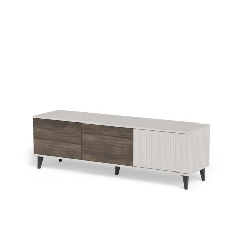 RANDOM 2 RTV-1 stolik RTV 150 cm kaszmir / orzech / czarny RANDOM 2 RTV-1 stolik RTV 150 cm kaszmir / orzech / czarny