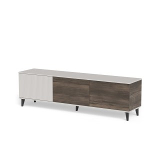 RANDOM 2 RTV-2 stolik RTV 180 cm kaszmir / orzech / czarny