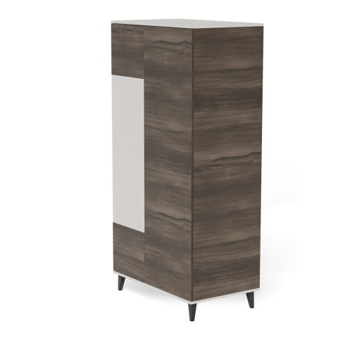 RANDOM 2 S-1 szafa kaszmir / orzech / czarny