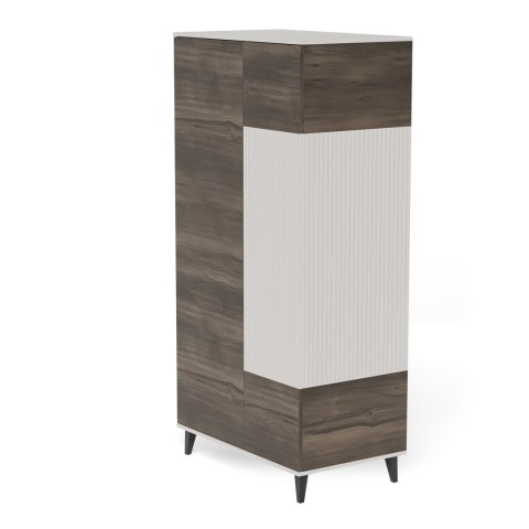 RANDOM 2 S-1 szafa kaszmir / orzech / czarny