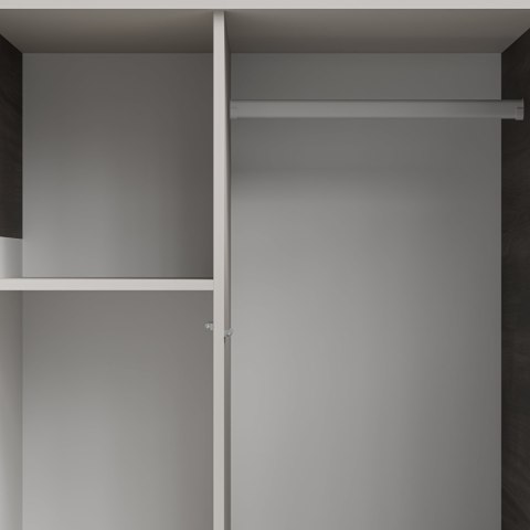 RANDOM 2 S-1 szafa kaszmir / orzech / czarny