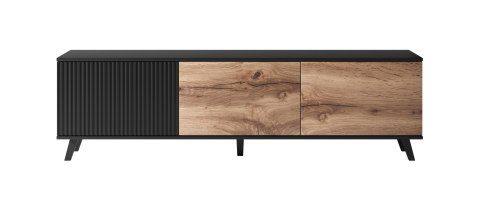 RANDOM RTV-2 stolik RTV 180 cm dąb wotan/czarny