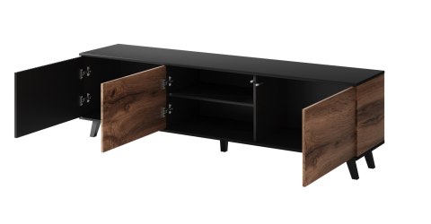 RANDOM RTV-2 stolik RTV 180 cm dąb wotan/czarny