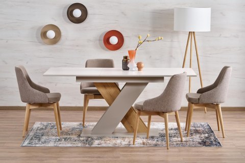 XARELTO stół rozkładany kaszmir - dąb cremona