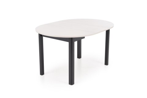 RINGO stół kolor blat kaszmir, nogi - czarny (102-142x102x76 cm)