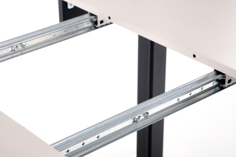 RINGO stół kolor blat kaszmir, nogi - czarny (102-142x102x76 cm)