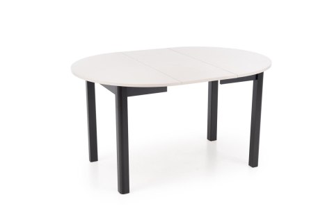 RINGO stół kolor blat kaszmir, nogi - czarny (102-142x102x76 cm)