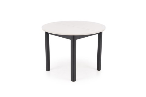 RINGO stół kolor blat kaszmir, nogi - czarny (102-142x102x76 cm)