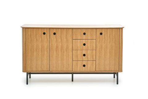 SMART komoda KM-1 dąb naturalny/czarny SMART komoda KM-1 dąb naturalny/czarny