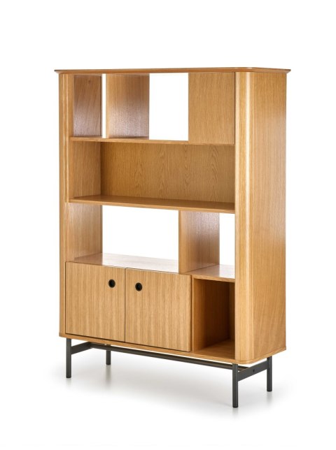 SMART regał REG-2 dąb naturalny/czarny SMART regał REG-2 dąb naturalny/czarny