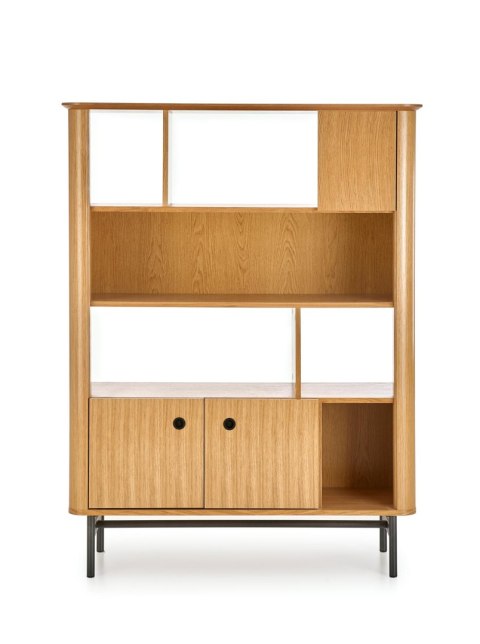 SMART regał REG-2 dąb naturalny/czarny SMART regał REG-2 dąb naturalny/czarny