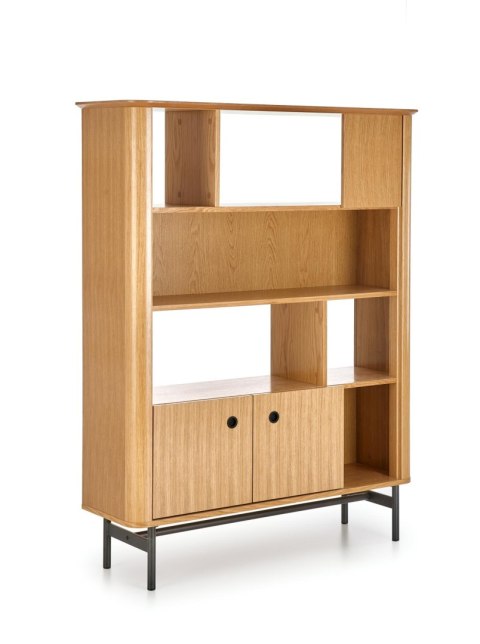 SMART regał REG-2 dąb naturalny/czarny SMART regał REG-2 dąb naturalny/czarny
