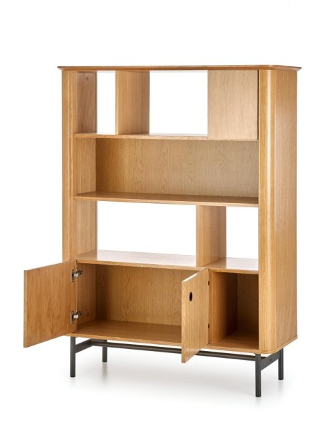 SMART regał REG-2 dąb naturalny/czarny SMART regał REG-2 dąb naturalny/czarny