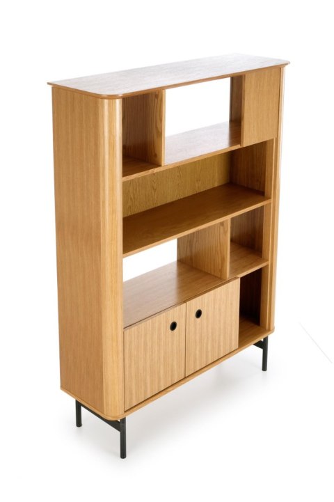 SMART regał REG-2 dąb naturalny/czarny SMART regał REG-2 dąb naturalny/czarny