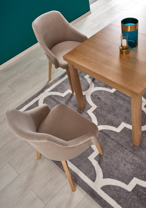 TIAGO 2 stół rozkładany 140-220/80 blat: dąb craft, nogi: dąb craft