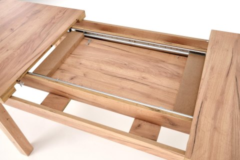 TIAGO 2 stół rozkładany 140-220/80 blat: dąb craft, nogi: dąb craft