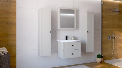 TORETO Szafka pod umywalkę 60/2S (MDF ramiak) cashmere TORETO Szafka pod umywalkę 60/2S (MDF ramiak) cashmere