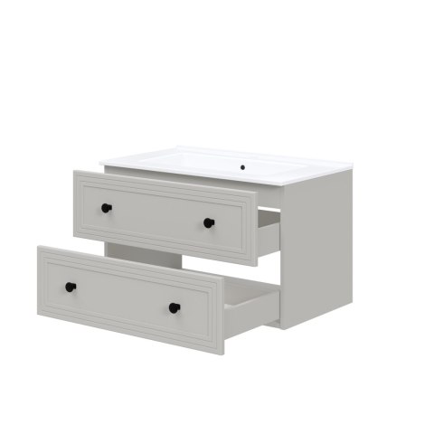 TORETO Szafka pod umywalkę 80/2S (MDF ramiak) cashmere TORETO Szafka pod umywalkę 80/2S (MDF ramiak) cashmere