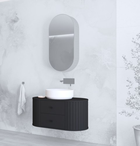 VENEZIA Szafka pod umywalke 2S czarny VENEZIA Szafka pod umywalke 2S czarny