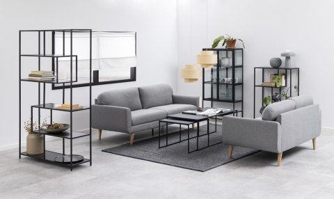 Komplet stolików Infinity czarne