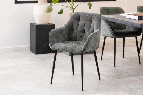 Krzesło Brooke antracytowe