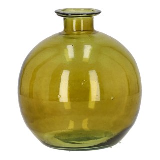 Wazon szklany zielony 15x17cmm