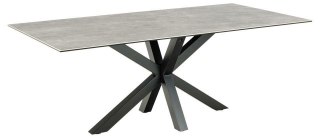 Stół Heaven 200cm szary/czarny