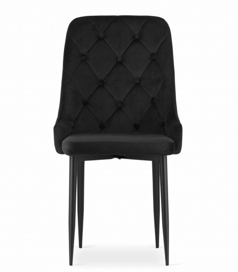 Krzesło CAPRI - czarne x 3 Krzesło CAPRI - czarne x 3