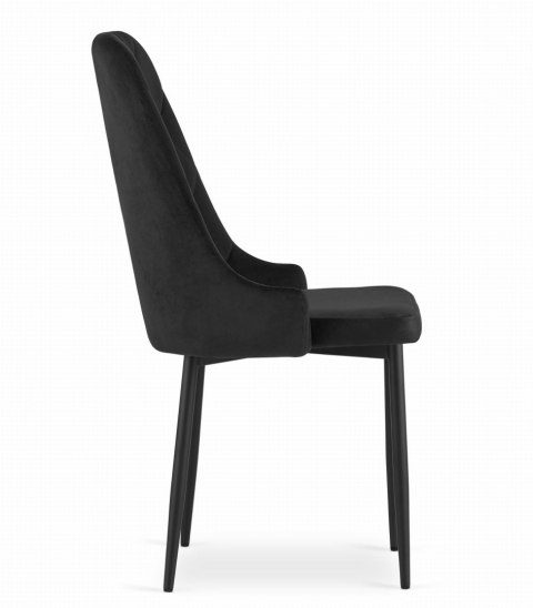 Krzesło CAPRI - czarne x 3 Krzesło CAPRI - czarne x 3