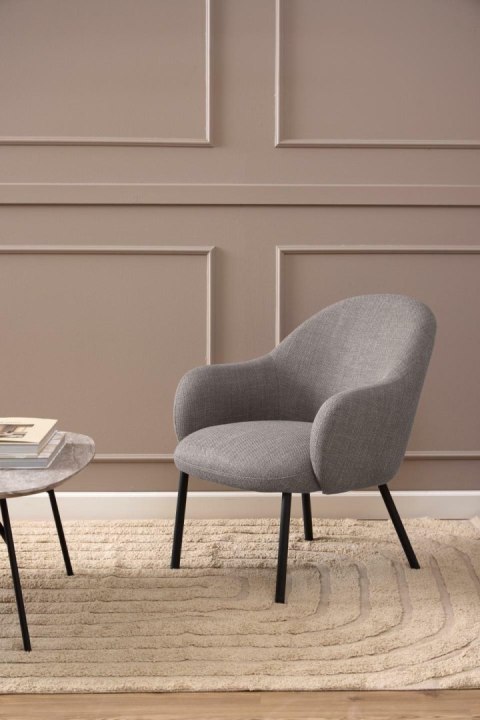 Fotel Spencer szary jasny Basel 34