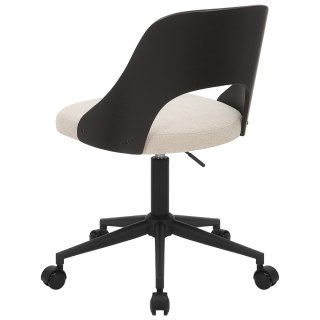 Fotel biurowy Lucy czarny/ beżowy Apia 453