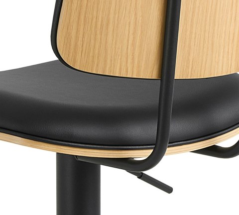 Hoker Owen czarny/dąb