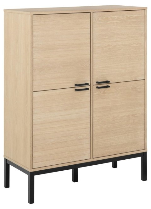 Komoda wysoka Kensington dąb bielony