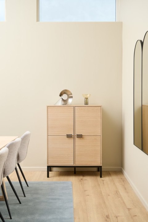 Komoda wysoka Kensington dąb bielony