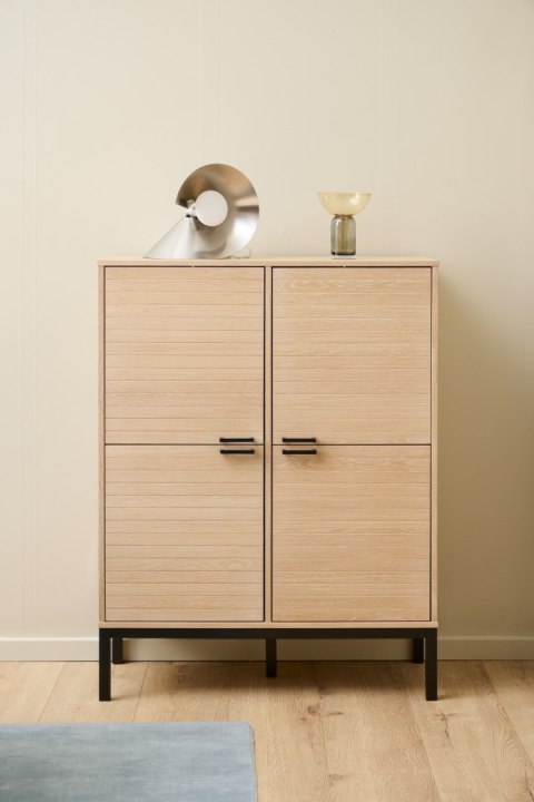 Komoda wysoka Kensington dąb bielony