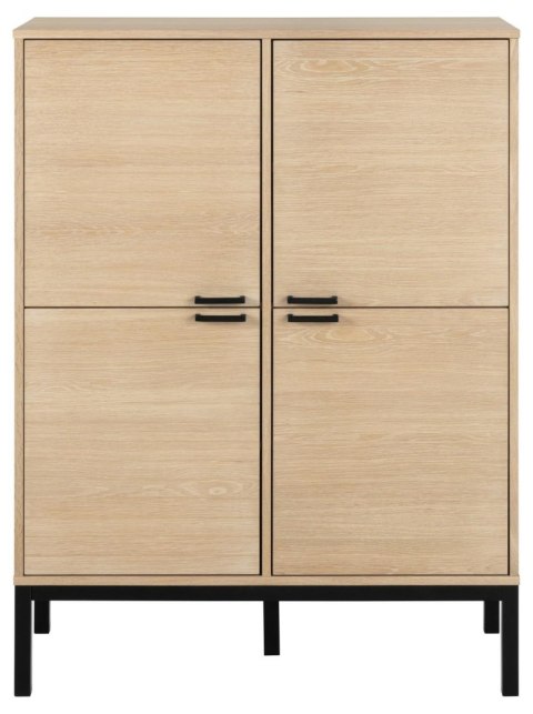 Komoda wysoka Kensington dąb bielony