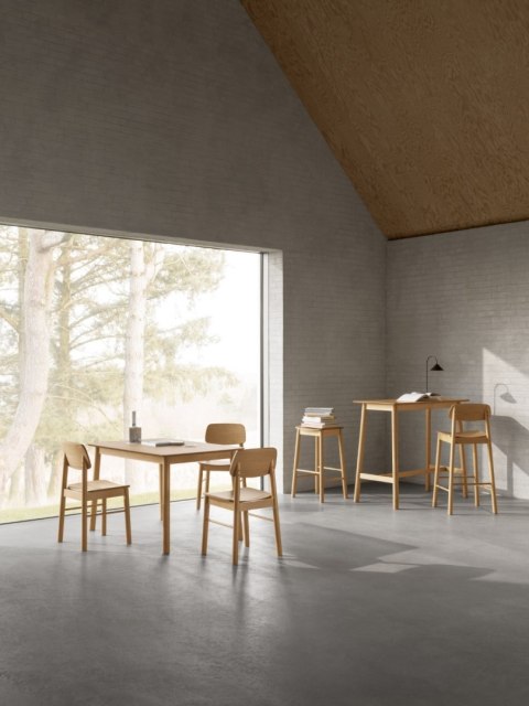 Krzesło Barlow dąb naturalny