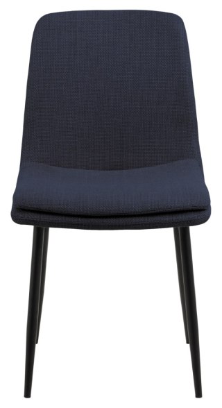 Krzesło Becca granatowe tkanina Basel 8952
