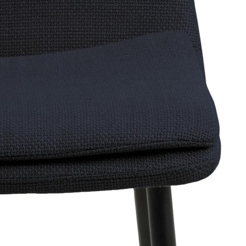 Krzesło Becca granatowe tkanina Basel 8952