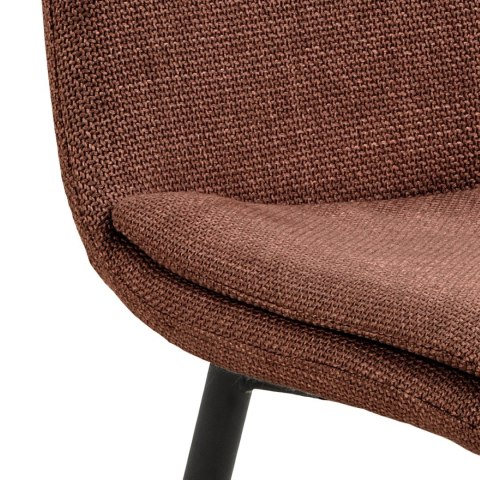 Krzesło Becca terakota tkanina Basel 44