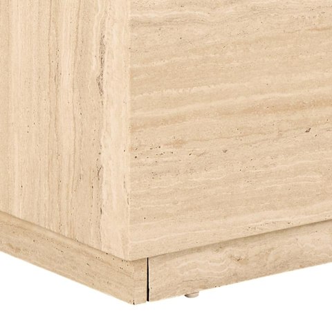 Zestaw 2 stolików kawowych Dice trawertyn