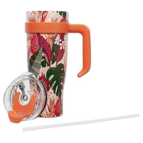 Kubek termiczny Miami Tropical pomarańczowy