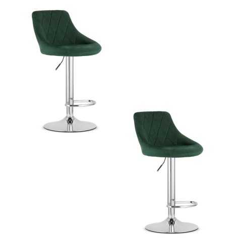 Hoker KAST - aksamit zieleń / baza chrom x 2 Hoker KAST - aksamit zieleń / baza chrom x 2