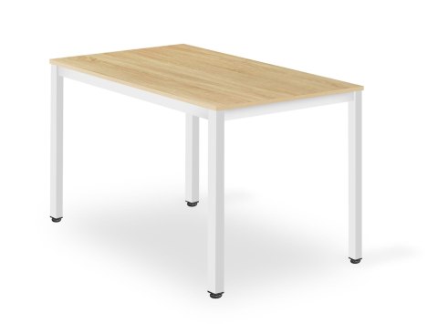 Stół TESSA 120cm x 60cm - dąb / białe nogi Stół TESSA 120cm x 60cm - dąb / białe nogi