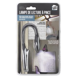 Lampka z klipsem do czytania żółta