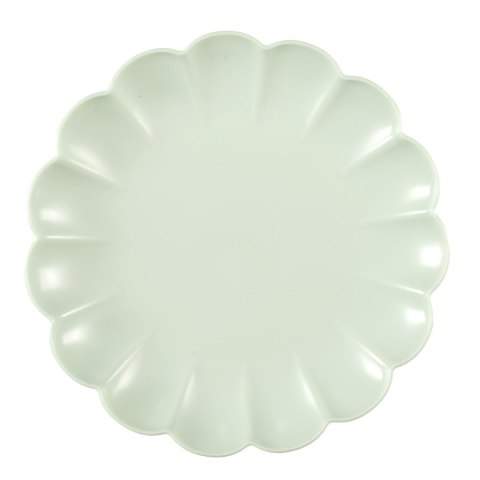 Talerz deserowy Iris 20,5cm zielony jasny