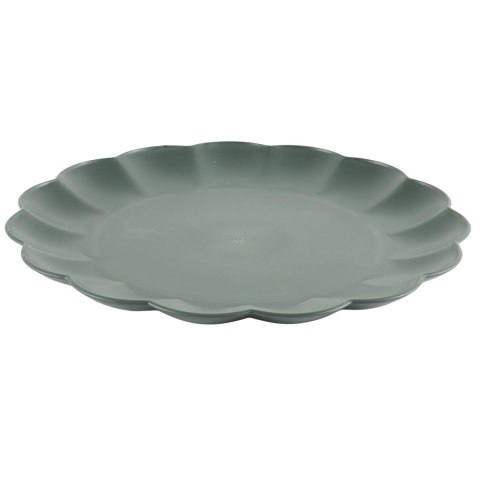 Talerz obiadowy Iris 25,5cm szary ciemny