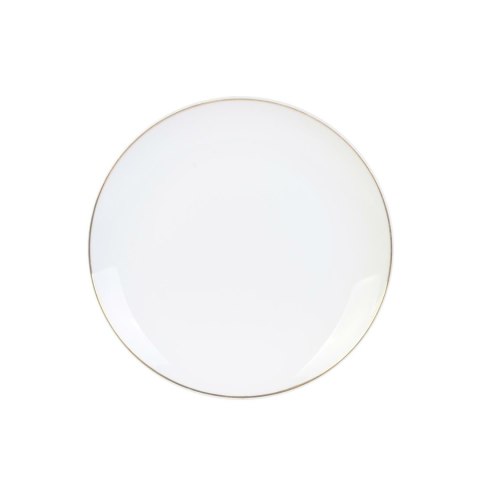 Talerz Pearl Gold 20cm biały